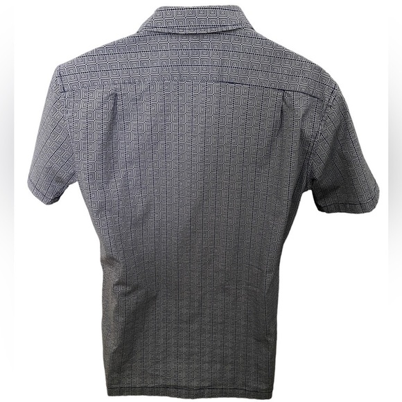 TORI RICHARD Navy Blue & White Aloha Hawaiian Shirt Men S Small - Picture 4 of 7